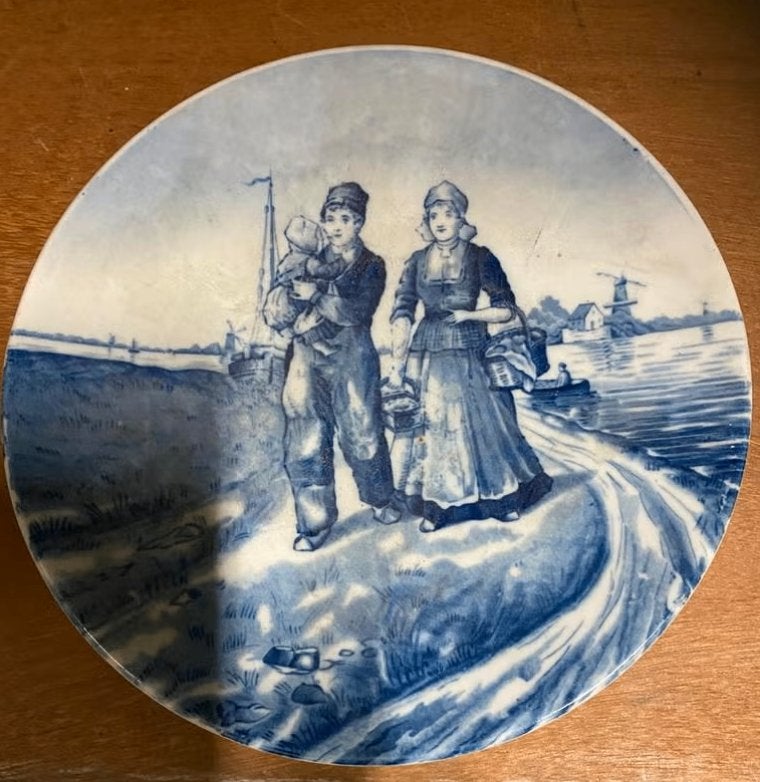 Delfts blauw bord, Ophalen of Verzenden
