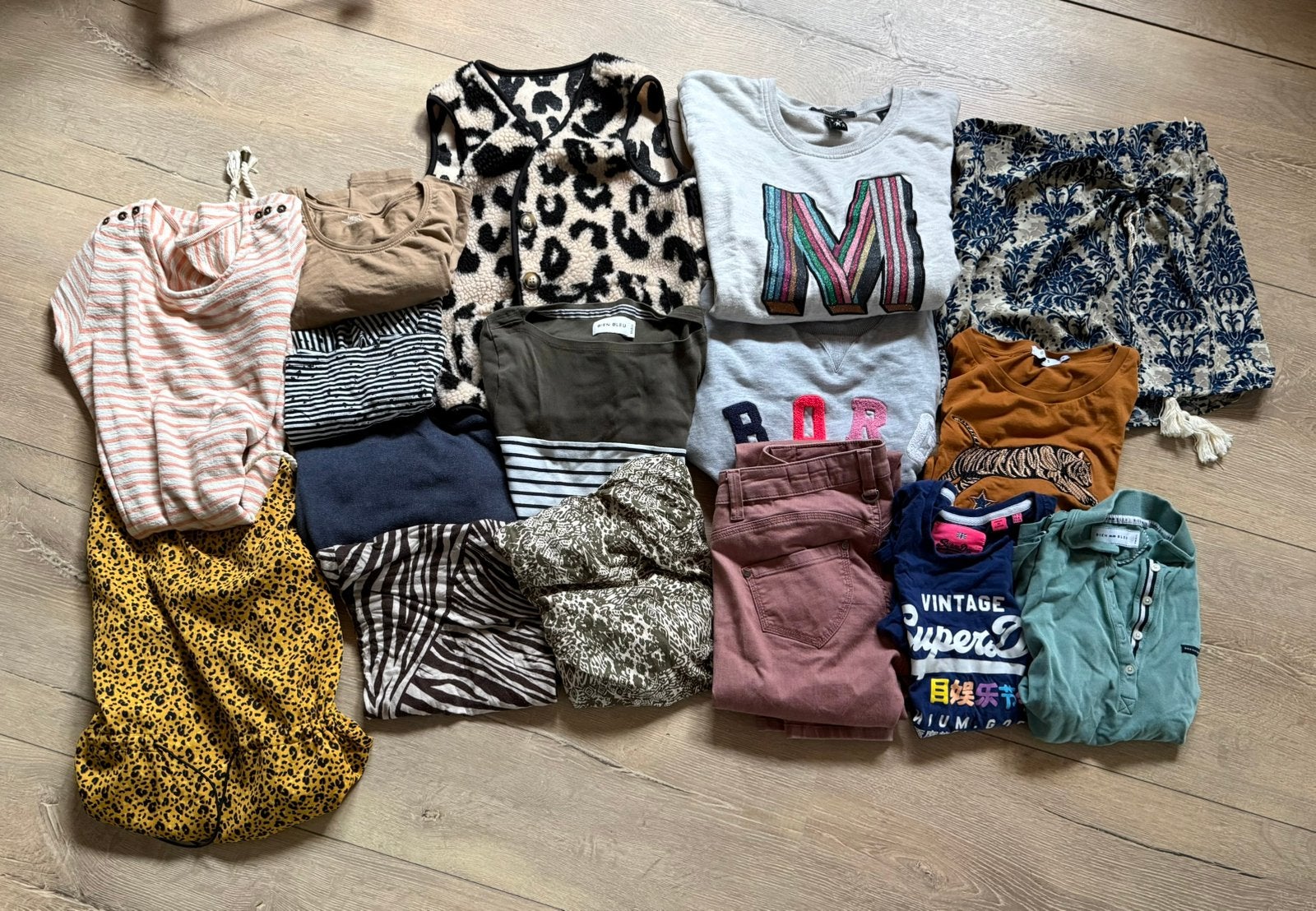 Kledingpakket kleding (ook merk) maat S, Ophalen of Verzenden, Gedragen, Maat 36 (S)