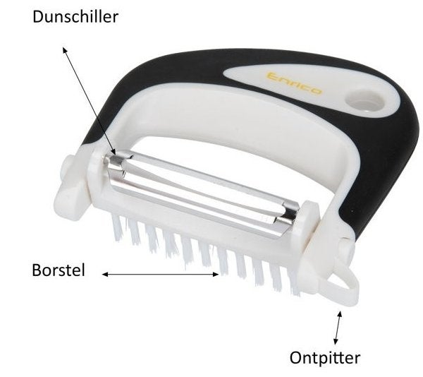 Enrico - Multi peeler Dunschiller 3 in 1 - nieuw -, Ophalen of Verzenden