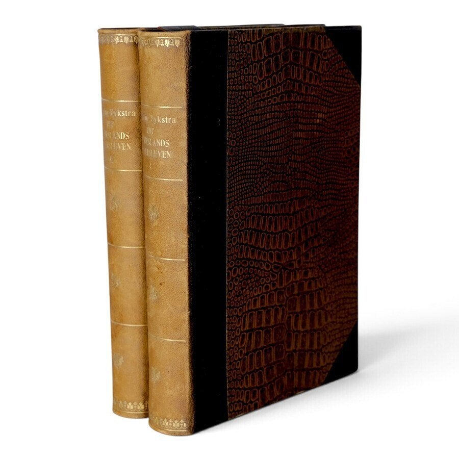 boekenserie 'Uit Frieslands volksleven' Waling Dijkstra 1895, Antiek en Kunst, Ophalen of Verzenden