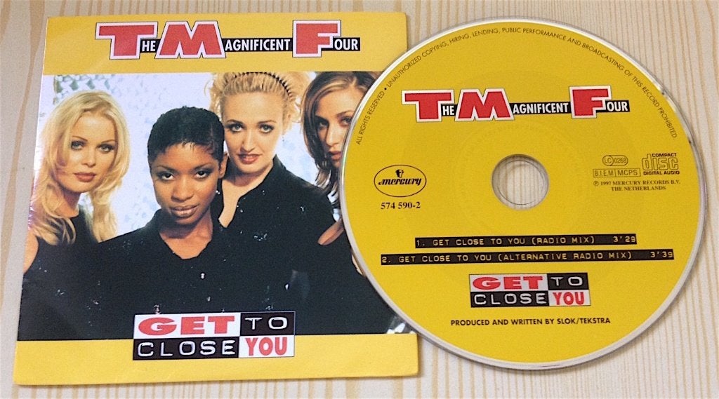 TMF VJs Magnificent Four (Sylvana Simons) Get Close To You, Ophalen, Zo goed als nieuw, Pop
