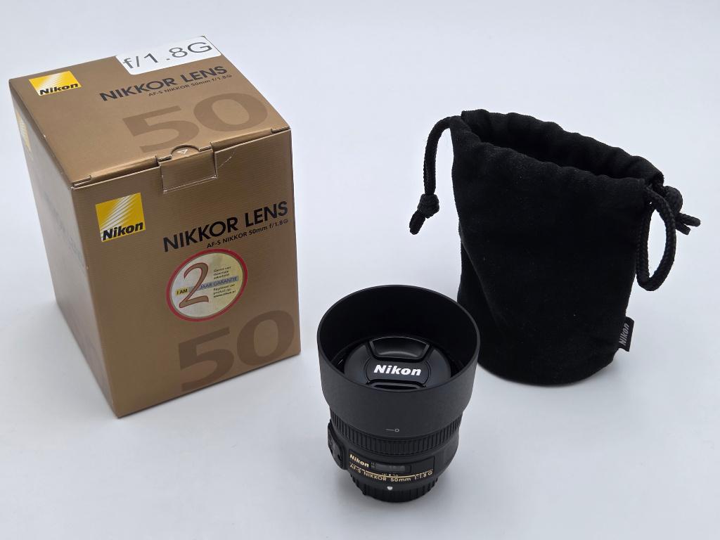 Nikon AF-S Nikkor 50mm f/1.8G, Ophalen of Verzenden, Zo goed als nieuw, Standaardlens
