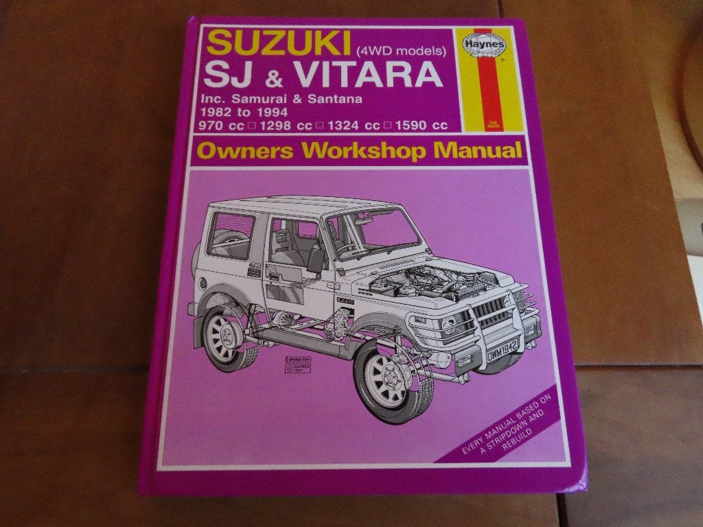 Haynes workshop manual Suzuki SJ Suzuki Vitara Samurai 82-94, Ophalen of Verzenden