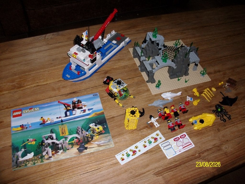 lego 6560 Diving Expedition Explorer, Lego, Ophalen of Verzenden, Zo goed als nieuw, Inclusief instructies