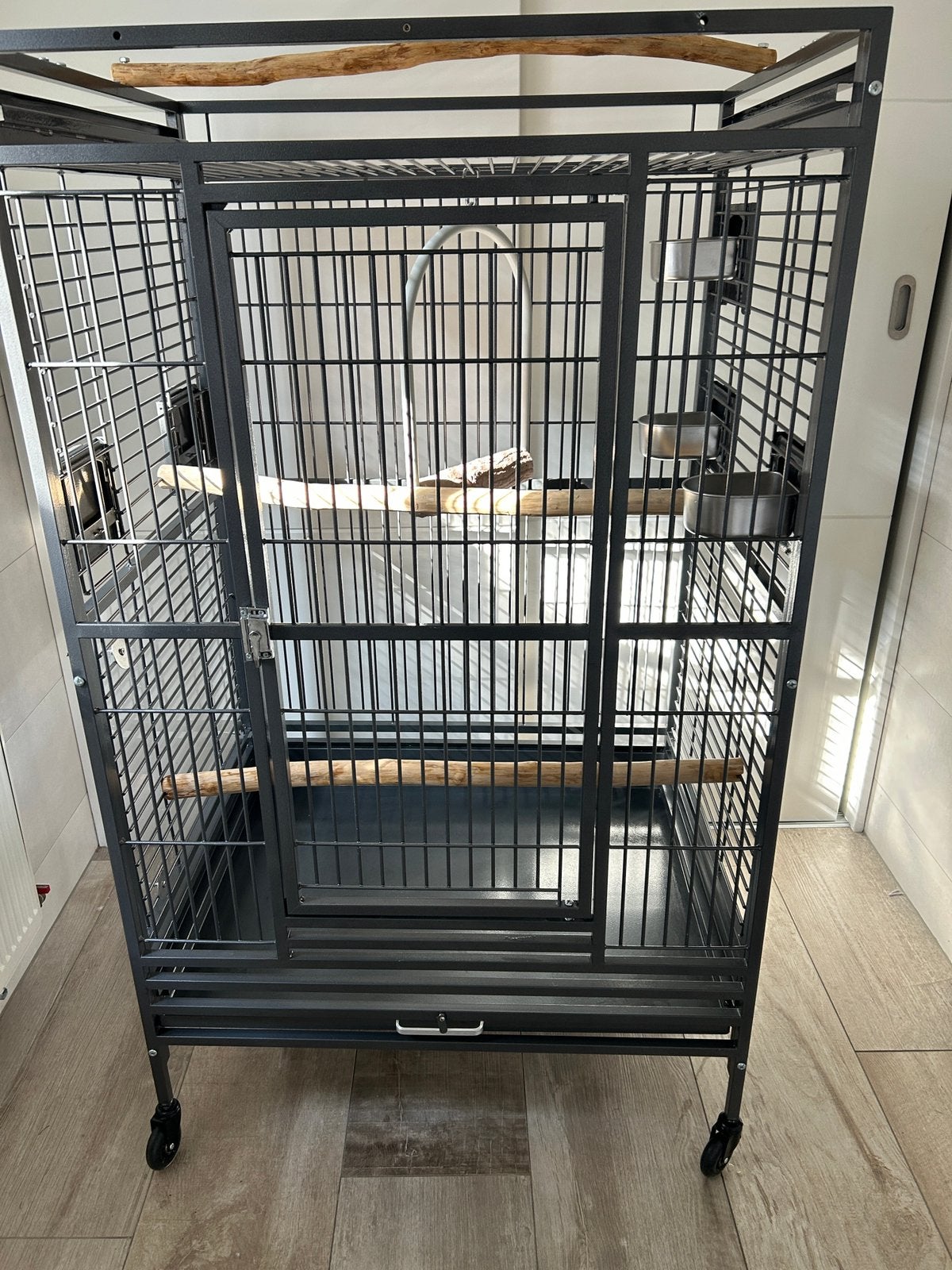 Zgan Montana Hacienda play, Dieren en Toebehoren, Ophalen, Zo goed als nieuw, Metaal, Vogelkooi