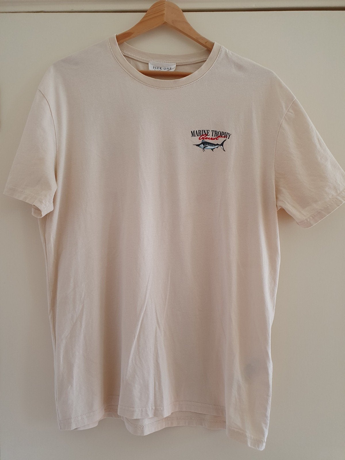 T-shirt van Pier One, Kleding | Heren, Beige, Pier One, Zo goed als nieuw, Verzenden
