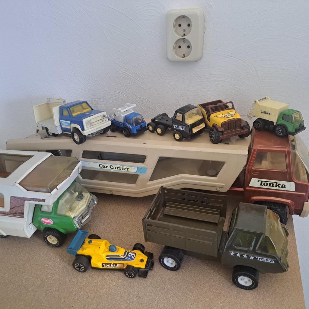 Tonka auto's en vrachtwagens - Vintage speelgoed, Ophalen, Gebruikt
