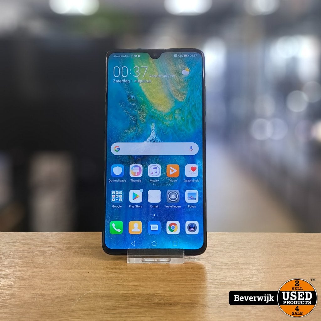 Huawei Mate 20 128GB Android 10 | Blauw - Netjes, Telecommunicatie, Mobiele telefoons | Huawei, Huawei, Gebruikt, Support@huawei.com