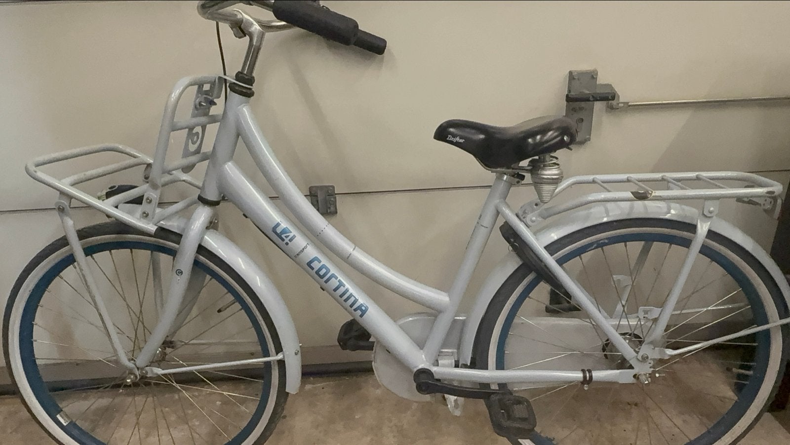 24 inch Cortina Transportfiets - Lichtblauw - Gebruikt, Ophalen, Gebruikt, 20 inch of meer, Cortina