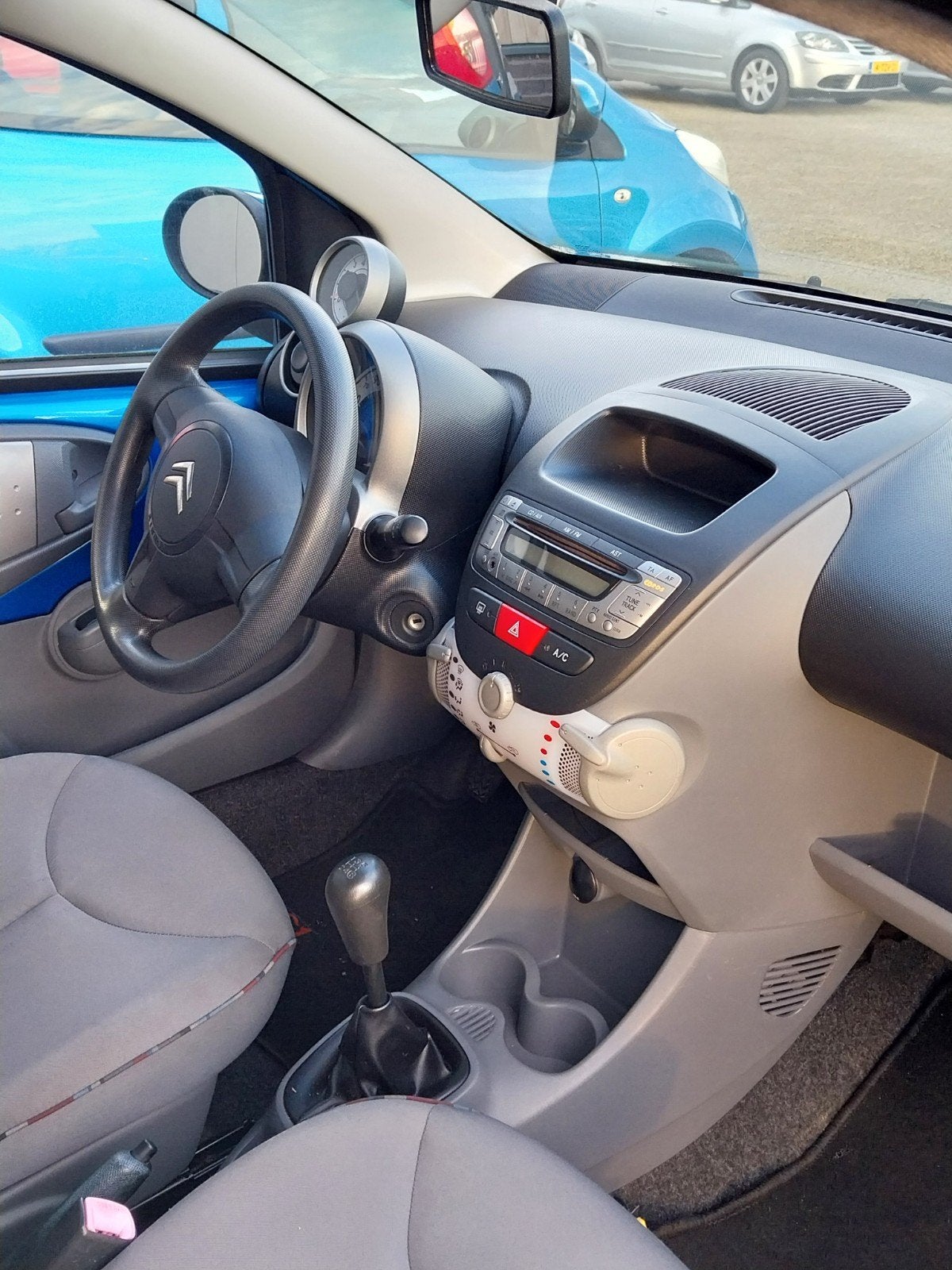 Citroën C1 1.0 5-DRS 2009 Blauw, Auto's, Voorwielaandrijving, C1, 68 pk, Origineel Nederlands