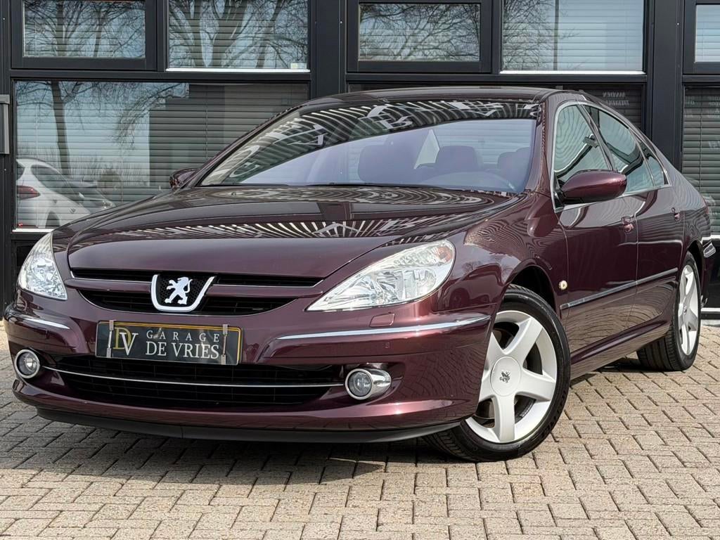 Peugeot 607 3.0-24V V6 Féline Aut Full Option Orig NL NAP D, Auto's, Peugeot, Zwart, Overige kleuren, 2946 cc, Bedrijf