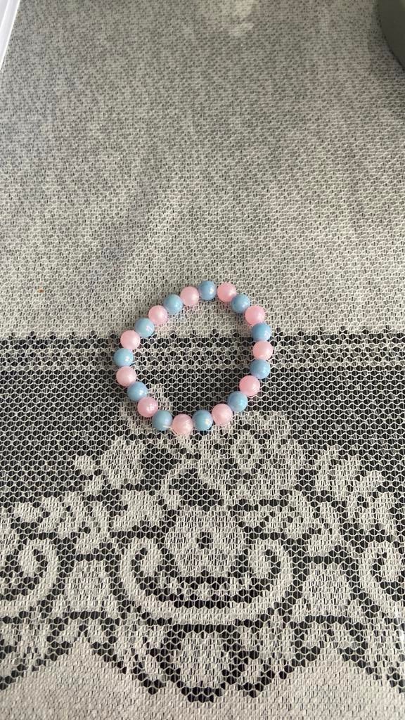 Bubblegum thema armband, Overige materialen, Ophalen of Verzenden, Zo goed als nieuw, Roze