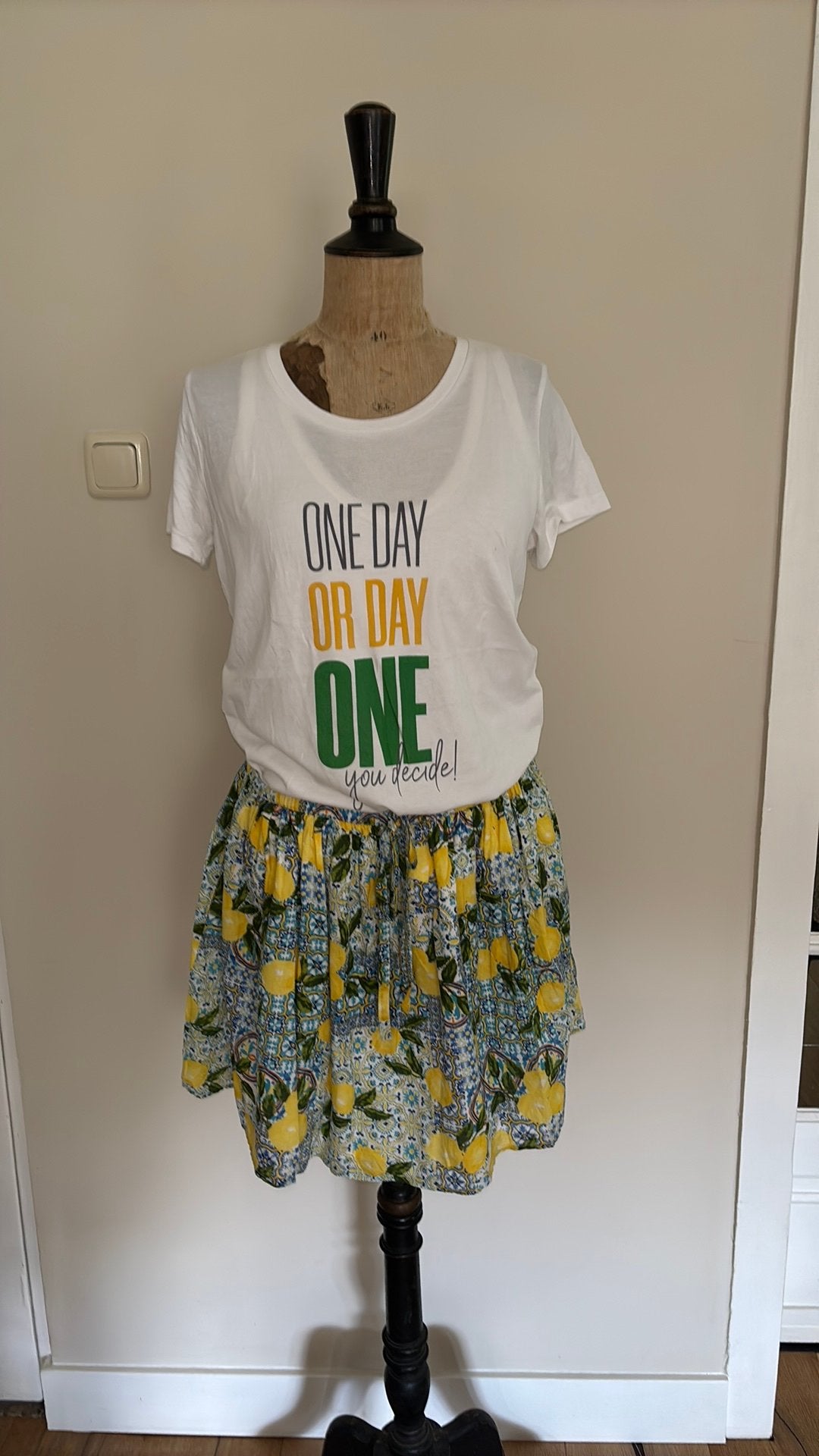 Set zomers maat L nieuw samen rok en shirt, Kleding | Dames, Maat 42/44 (L), Nieuw, Zonder mouw, Meerkleurig
