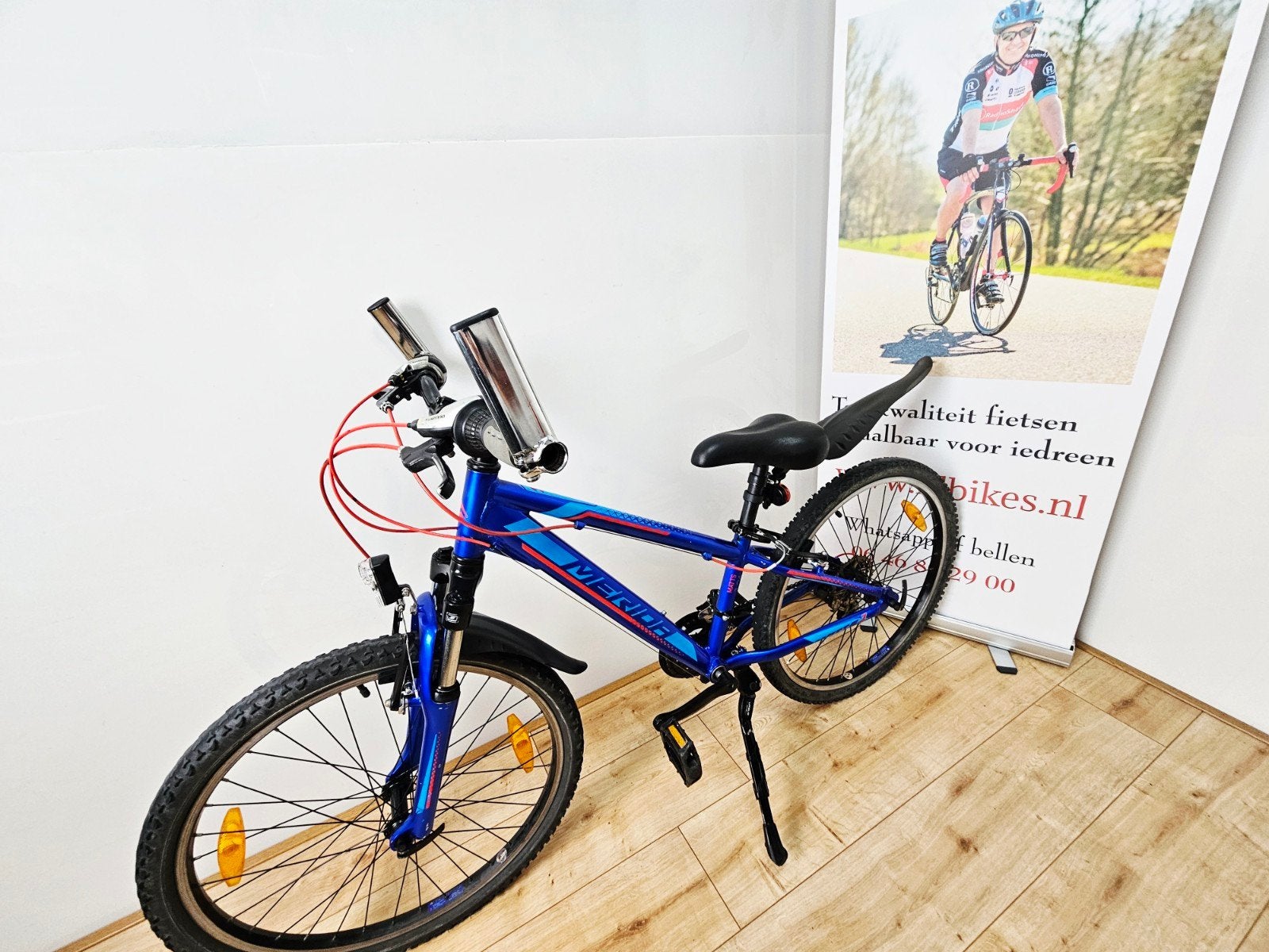 kinderfiets Merida 24 " incl bon, 24 inch of meer, Aluminium, Ophalen of Verzenden, Zo goed als nieuw
