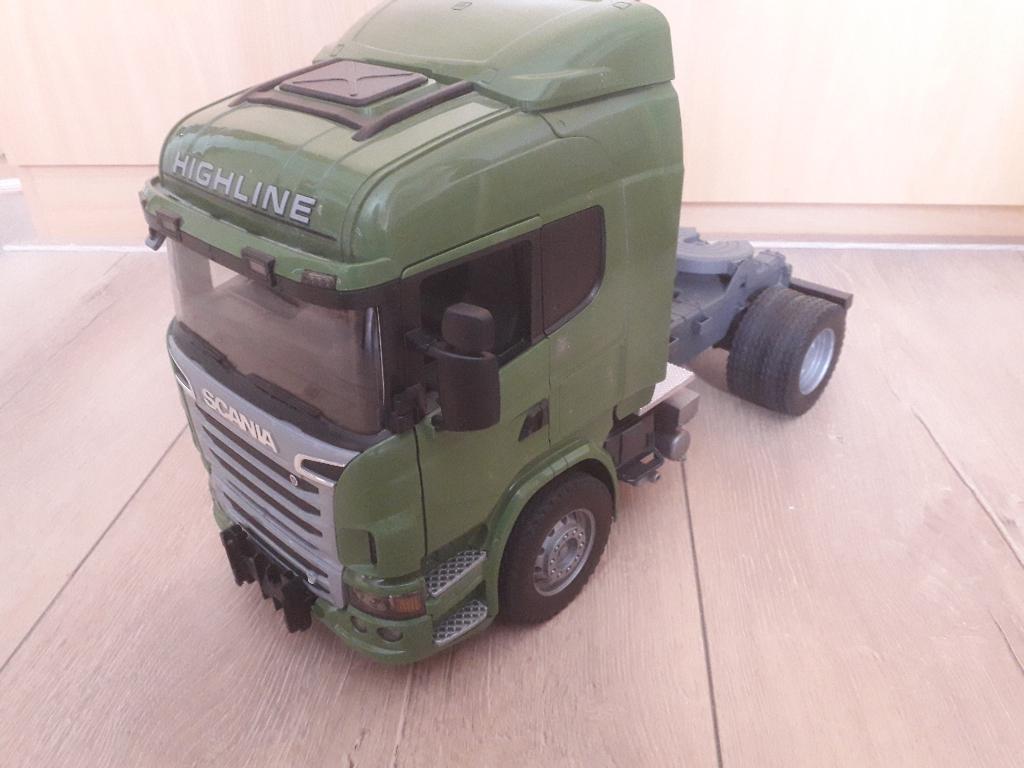 bruder scania 2 asser past achter tamiya bergings truck, Ophalen of Verzenden, Nieuw
