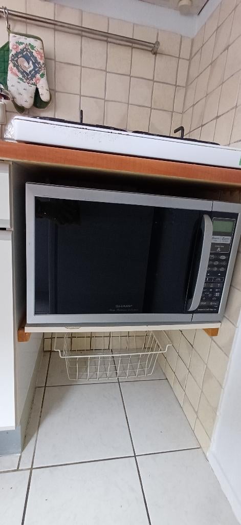 Combi oven en magnetron, Witgoed en Apparatuur, Ovens, Ophalen, Minder dan 45 cm, Gebruikt, Oven met grill