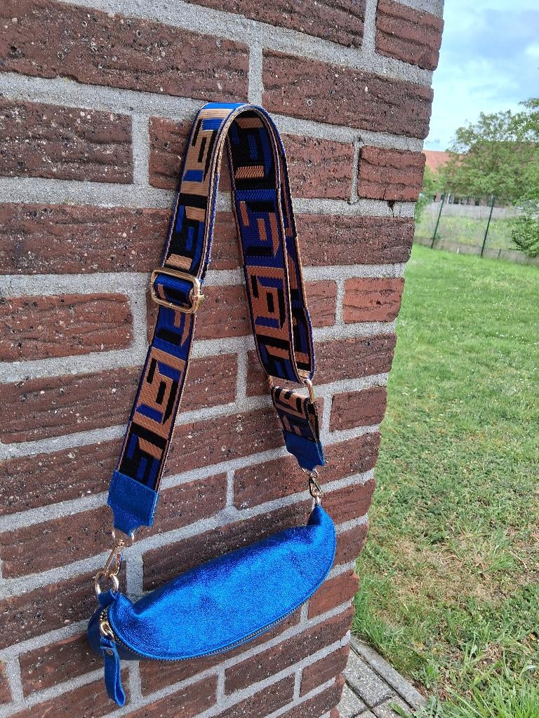 Crosstas Borse In Pelle, Ophalen of Verzenden, Nieuw, Blauw, Handtas