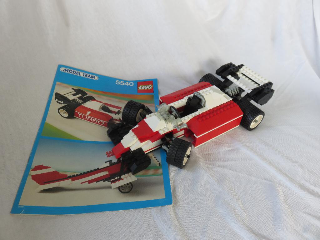 Lego model team, set 5540 formula I racer, Gebruikt, Overige thema's, Lego, Compleet