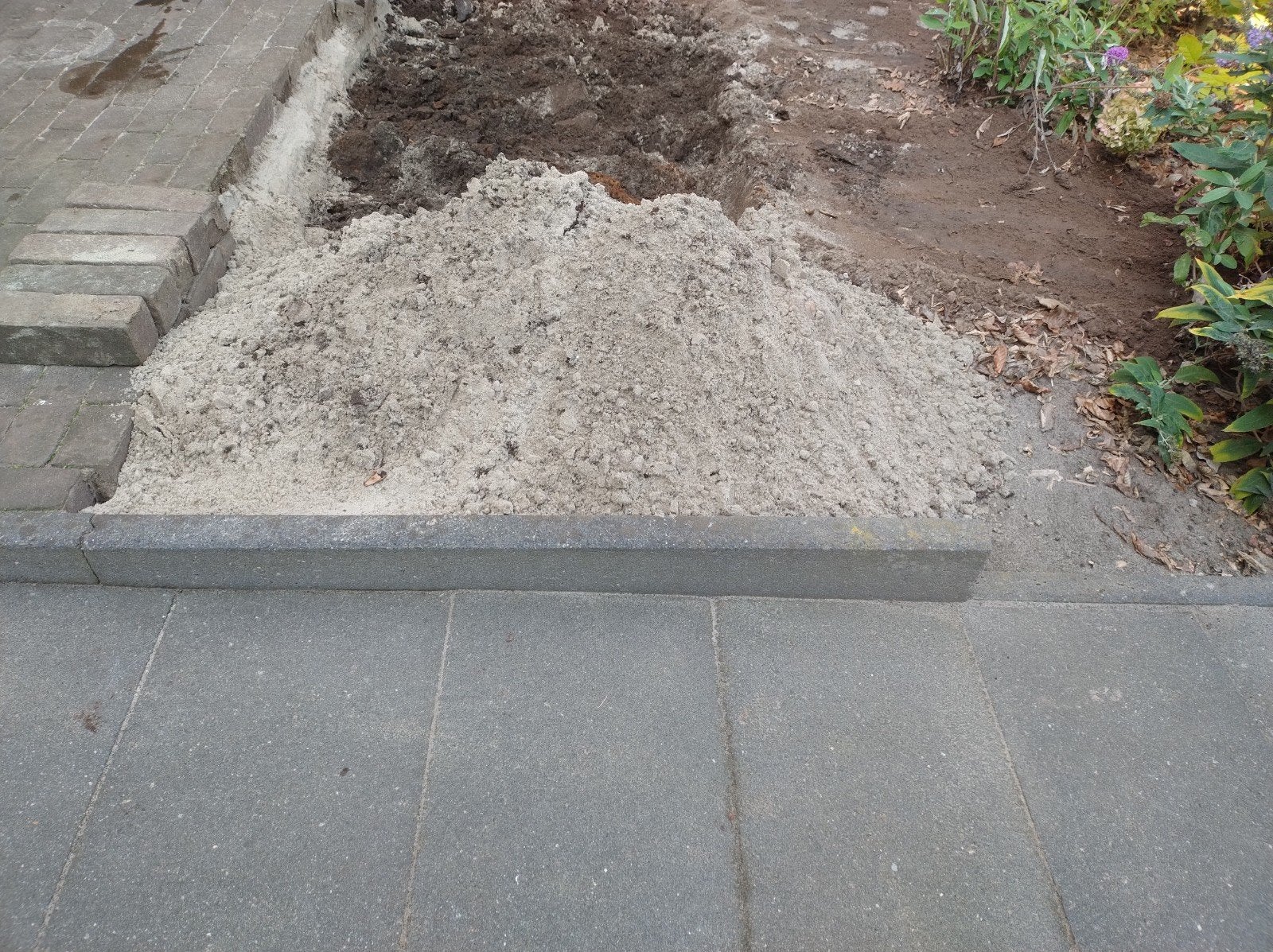 Gratis afhalen wit straatzand, Ophalen