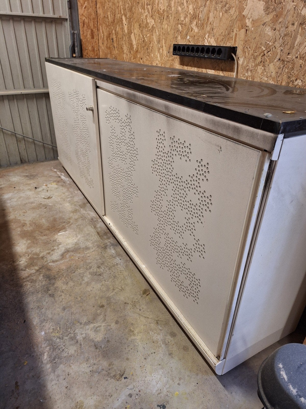 Schuifdeurkast voor schuur of garage, Ophalen, Gebruikt