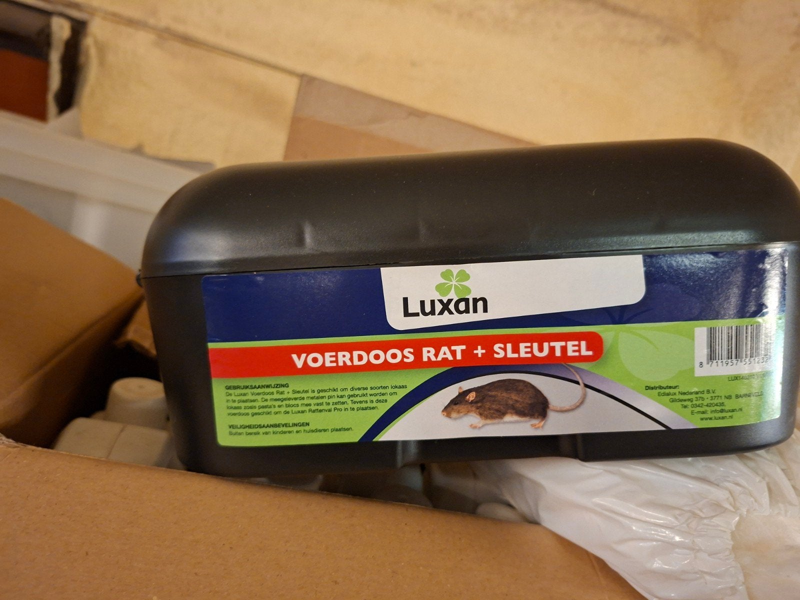 Nieuwe Luxan Gifboxen met Sleutel - Per Stuk, Ophalen of Verzenden, Nieuw, Ongediertebestrijding