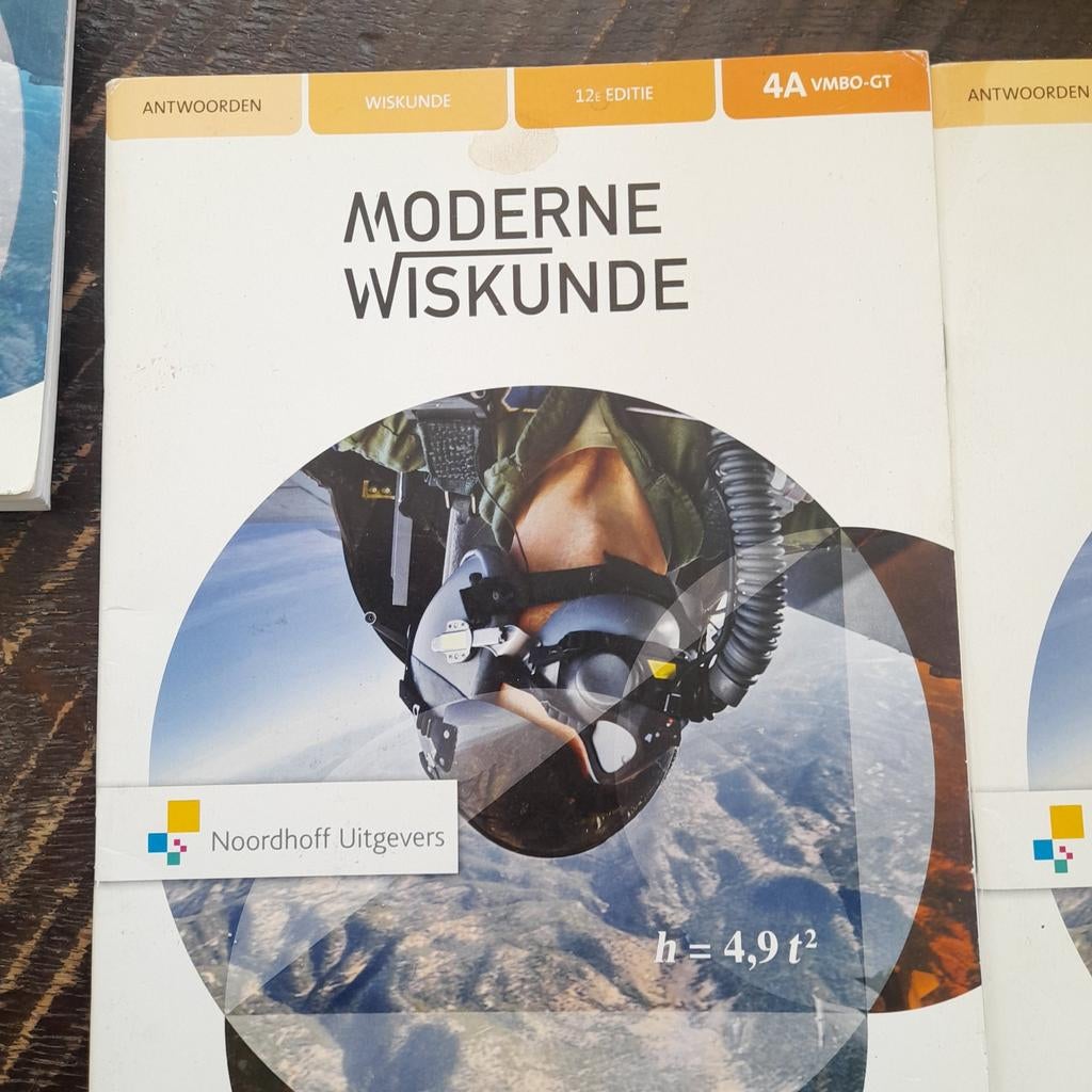 Wiskunde antwoorden boek 4A vmbo-gt, Ophalen, Zo goed als nieuw, VMBO