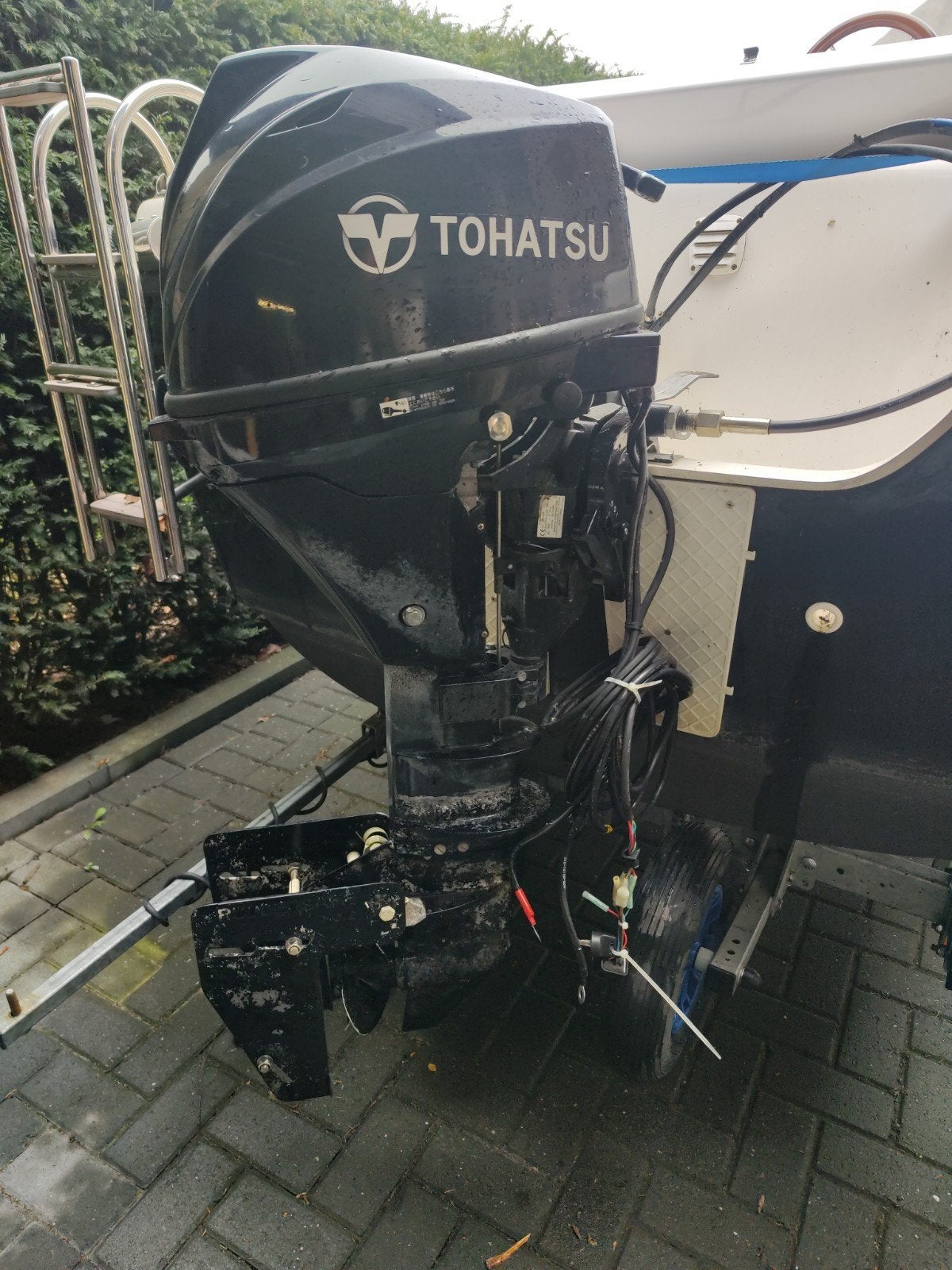 Tohatsu 9,8 pk 4 takt, Ophalen