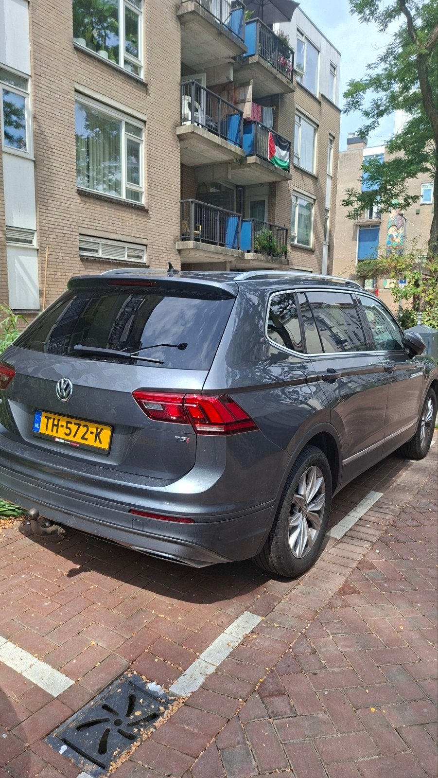 Volkswagen Tiguan 1.4 TSI 150pk 4Motion 2018 Grijs, Auto's, Volkswagen, Voorwielaandrijving, Stof, 1800 kg, Euro 6