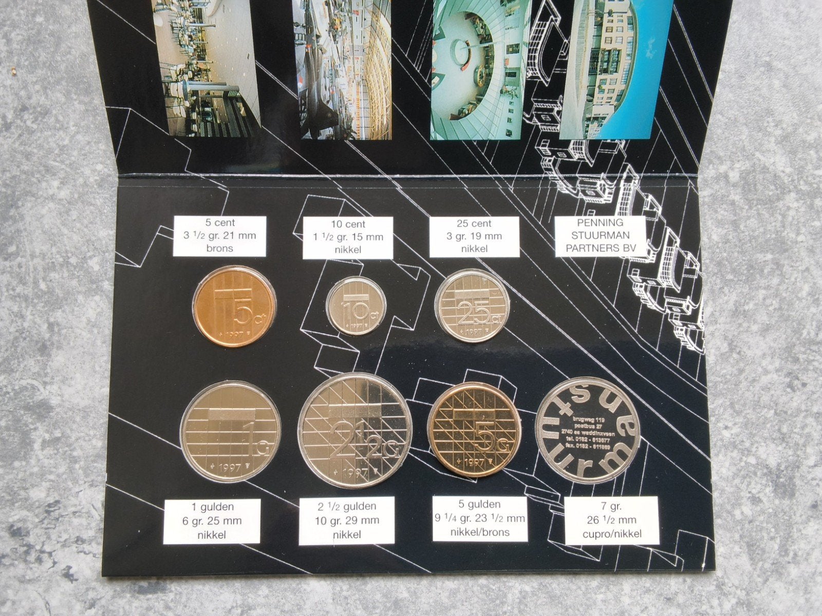 Setje munten Stuurmanpartners BV 1997, Ophalen of Verzenden, Koningin Beatrix, Overige waardes, Setje