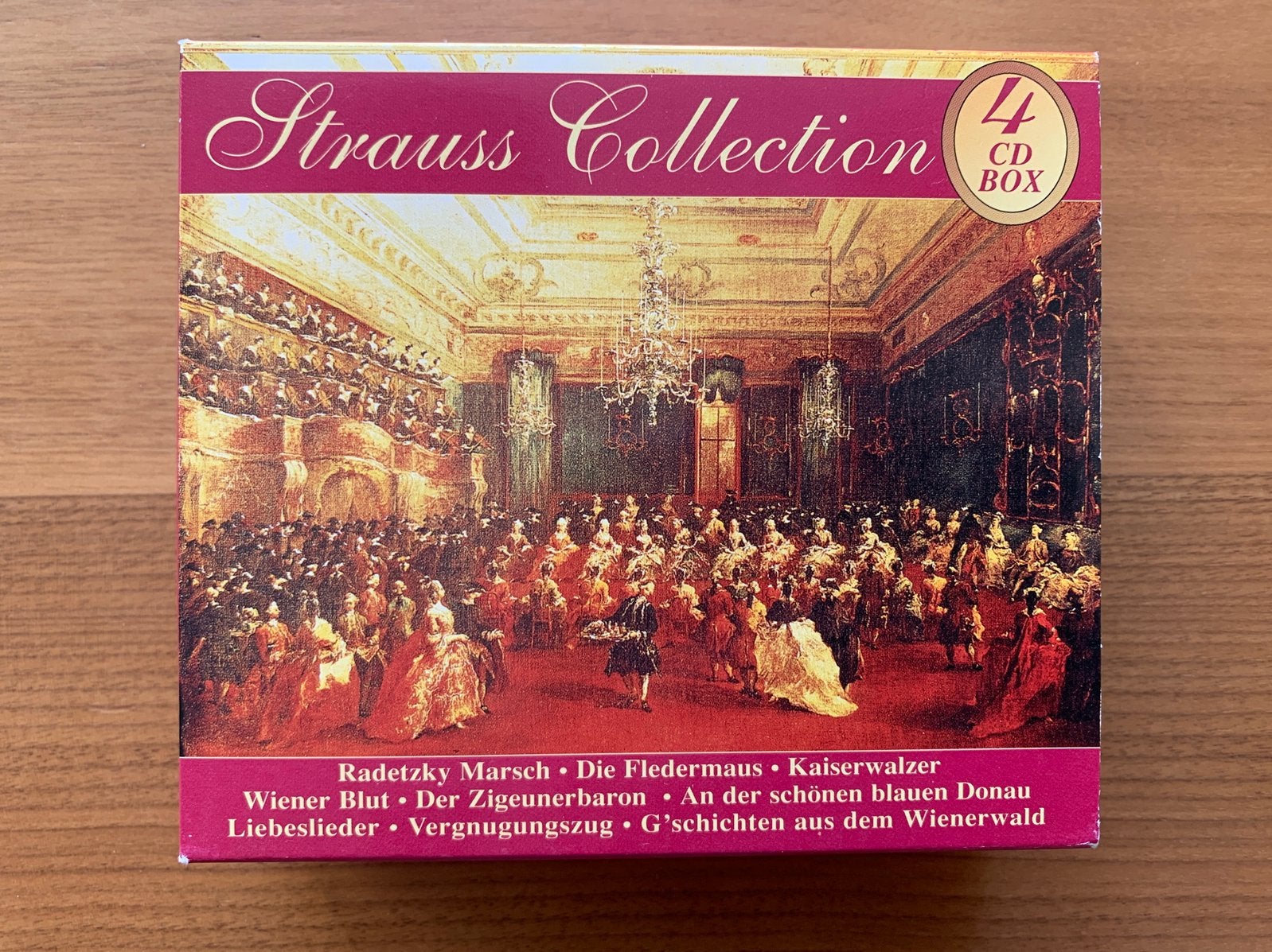 Strauss Collection 4 CD Box (Strings STR402), Cd's en Dvd's, Cd's | Klassiek, Nieuw in verpakking, Overige typen, Album, Romantiek