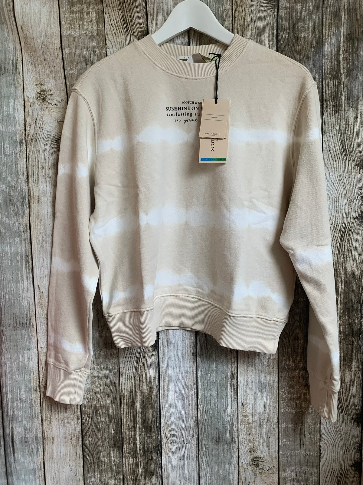 Scotch&Soda gave nieuwe beige Tye dye sweater (Maat XS), Verzenden, Nieuw, Maat 34 (XS) of kleiner, Beige