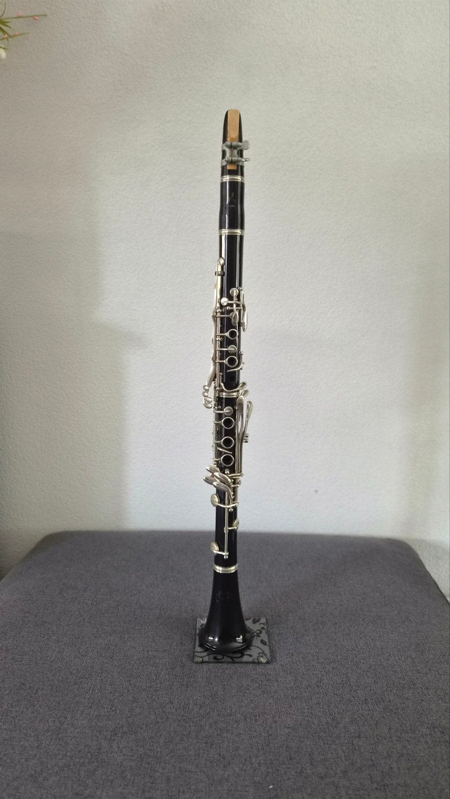 Bach klarinet met koffer-Vintage, Bes-klarinet, Kunststof, Gebruikt, Ophalen of Verzenden