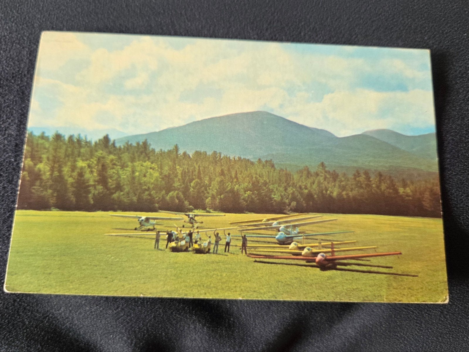 Ansichtkaart Franconia Soaring Center USA, Verzamelen, Verzenden, 1960 tot 1980, Gelopen, Voertuig