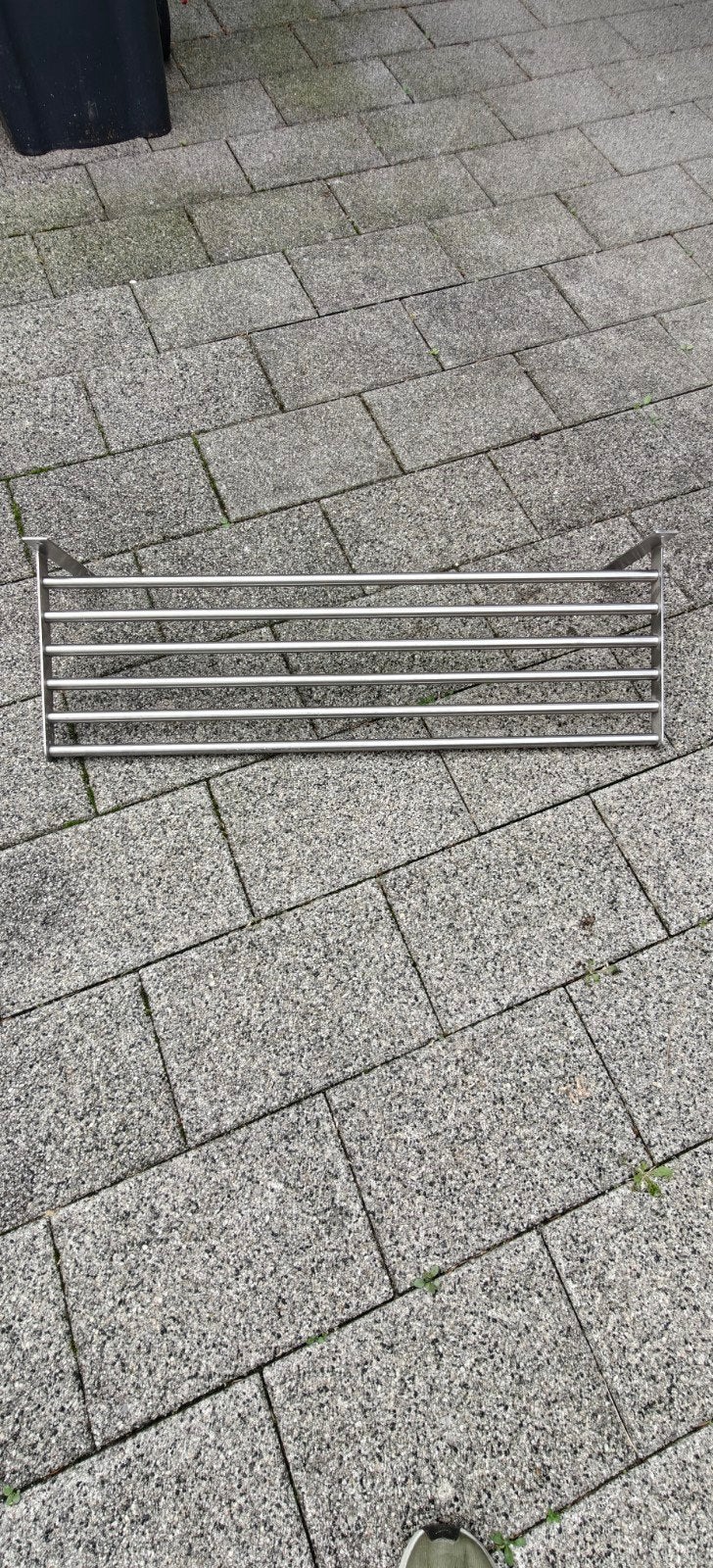 IKEA GRUNDTAL Bordenrek / Keukenrek - Roestvrij staal, Ophalen, Gebruikt, Bordenrek, IKEA