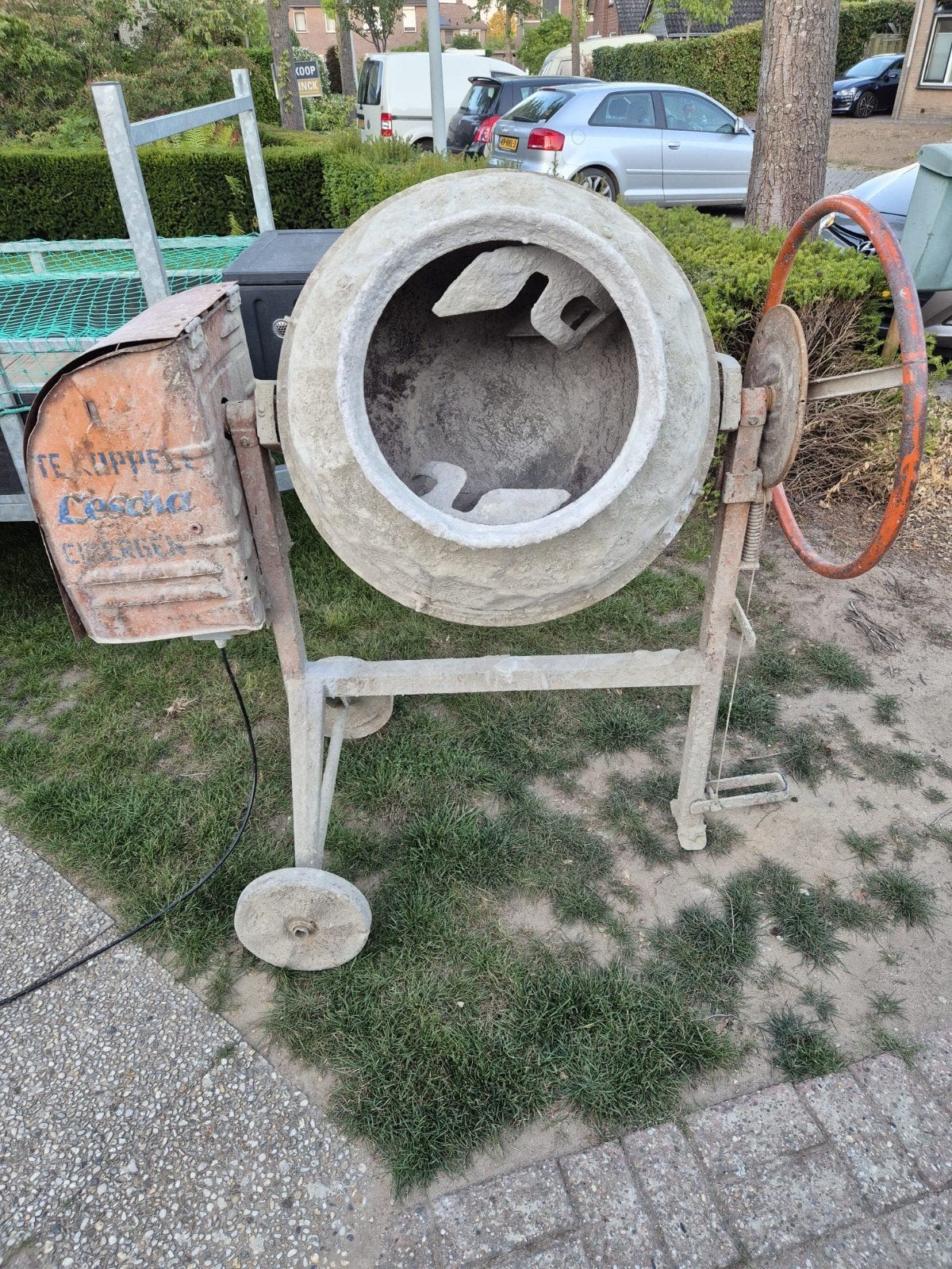 lescha beton molen, Doe-het-zelf en Verbouw, Betonmolens, Ophalen, Gebruikt