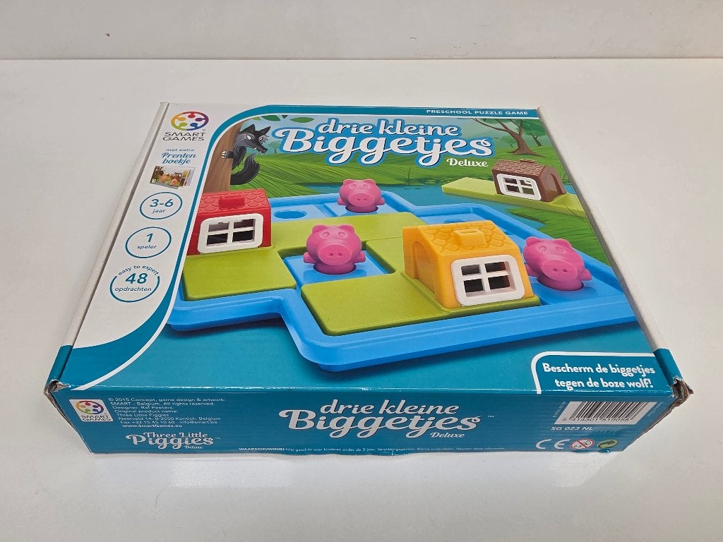 Smart Games Drie kleine biggetjes, Kinderen en Baby's, Speelgoed | Educatief en Creatief, Ophalen of Verzenden, Zo goed als nieuw