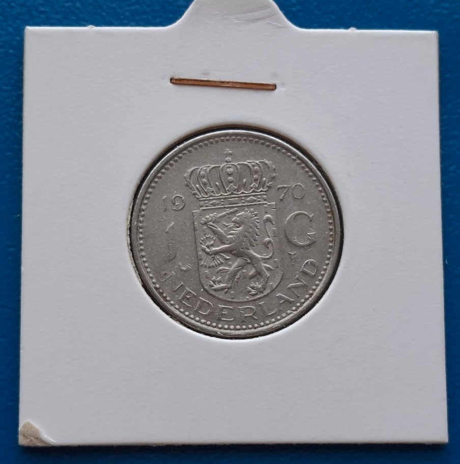 Nederland 1 gulden 1970 - Juliana *, Ophalen of Verzenden, Koningin Juliana, 1 gulden, Losse munt