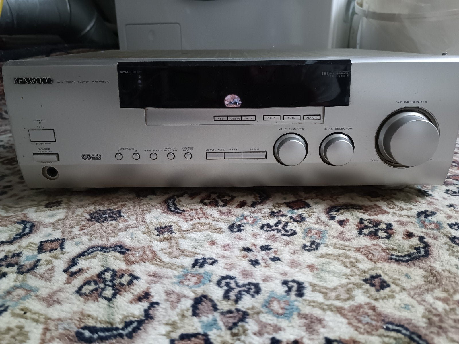 Kenwood KRF-V6010 Audio Video Surround Receiver, Audio, Tv en Foto, Versterkers en Receivers, Ophalen, Gebruikt, 120 watt of meer