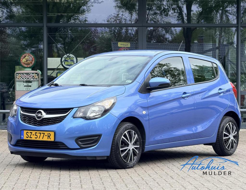 Opel KARL 1.0 ecoFLEX Edition | Cruise | Airco | Bluetooth |, Auto's, Opel, Voorwielaandrijving, 839 kg, Stof, Blauw