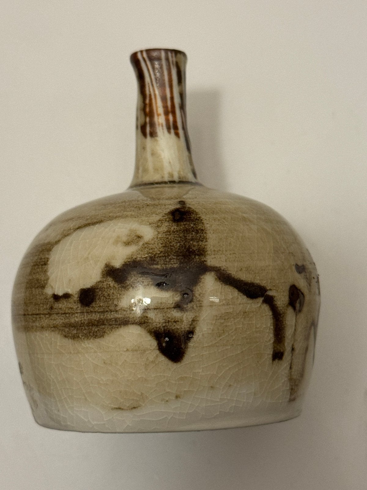 Kunst object - "Appel" - glanzend keramiek, gesigneerd., Antiek en Kunst, Kunst | Designobjecten, Ophalen of Verzenden