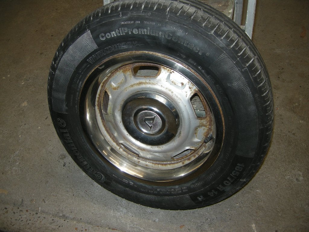 banden met velgen volvo 240, Ophalen, 14 inch, Gebruikt, 185 mm