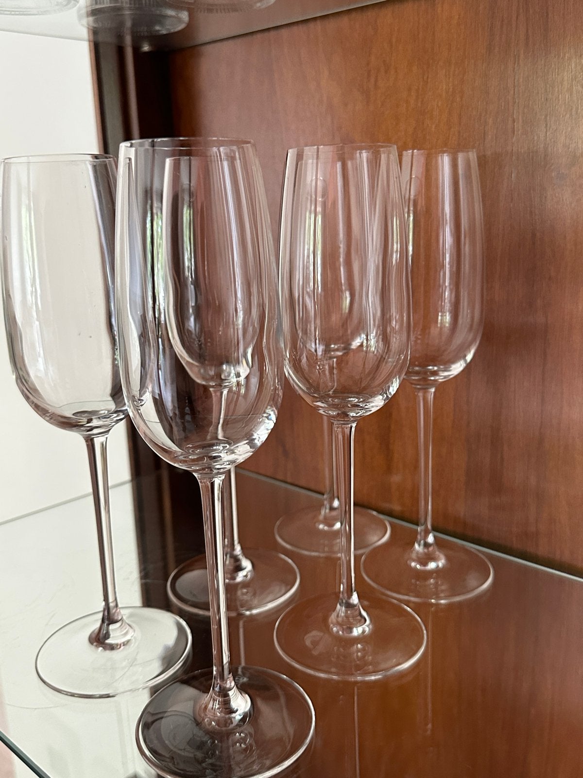 Set van 6 champagneglazen, Ophalen, Glas of Glazen, Nieuw, Glas