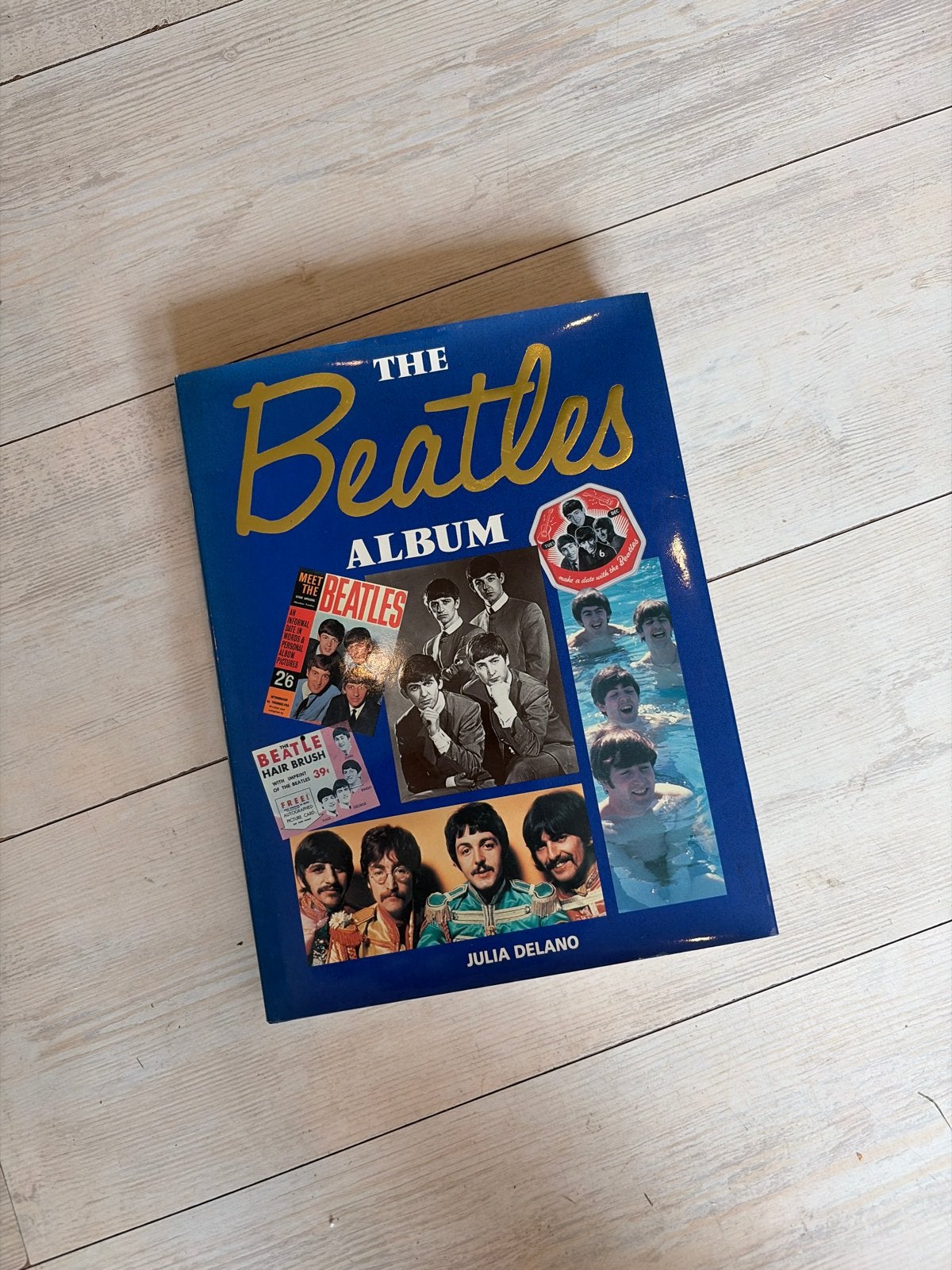 The Beatles Album - Julia Delano (Boek), Ophalen of Verzenden, Zo goed als nieuw, Artiest