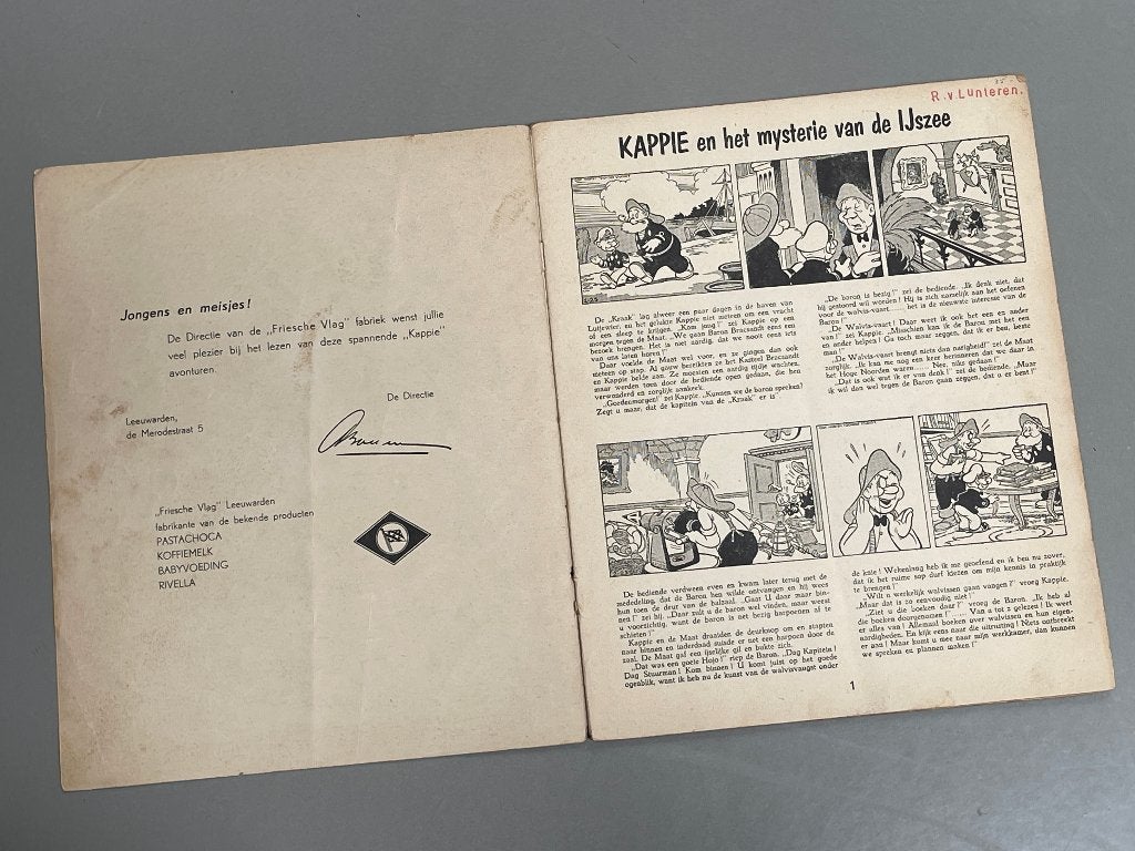 Kappie 1- het Mysterie van de IJszee 2- De Wonderlijke 1959, Eén stripboek, Ophalen of Verzenden, Zo goed als nieuw