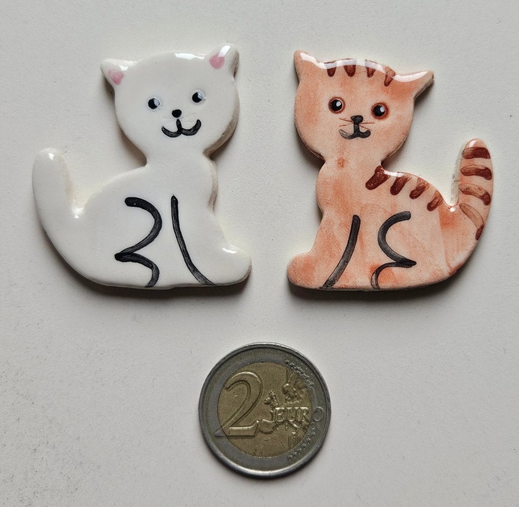 Mozaïek steentjes handgemaakt keramiek poesjes, O7C, Hobby en Vrije tijd, Verzenden, Handgemaakt, Dieren, Nieuw