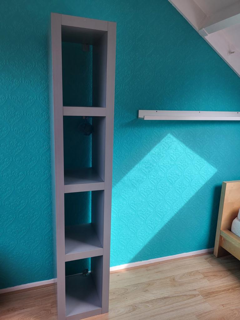 (Boeken)Kast met 4 open vakken, Ophalen, Met plank(en), Minder dan 50 cm, Gebruikt