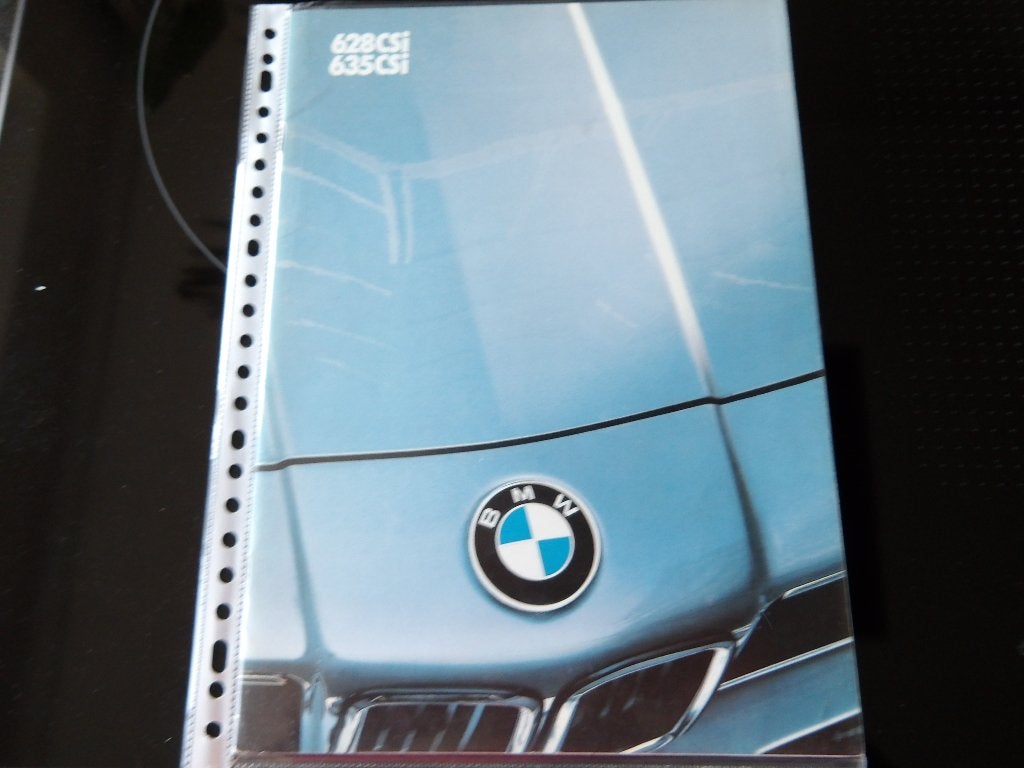BMW 628CSi 635CSi Brochure, Boeken, Ophalen of Verzenden, Zo goed als nieuw, BMW