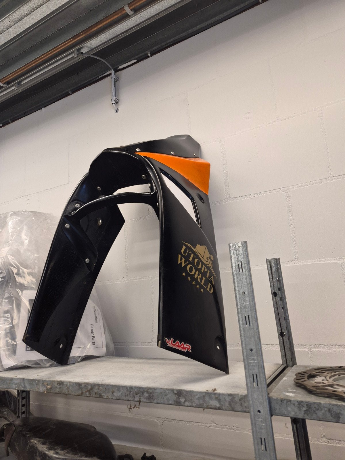 Tank KTM 690 rally - Zwart/Oranje, Ophalen, Gebruikt