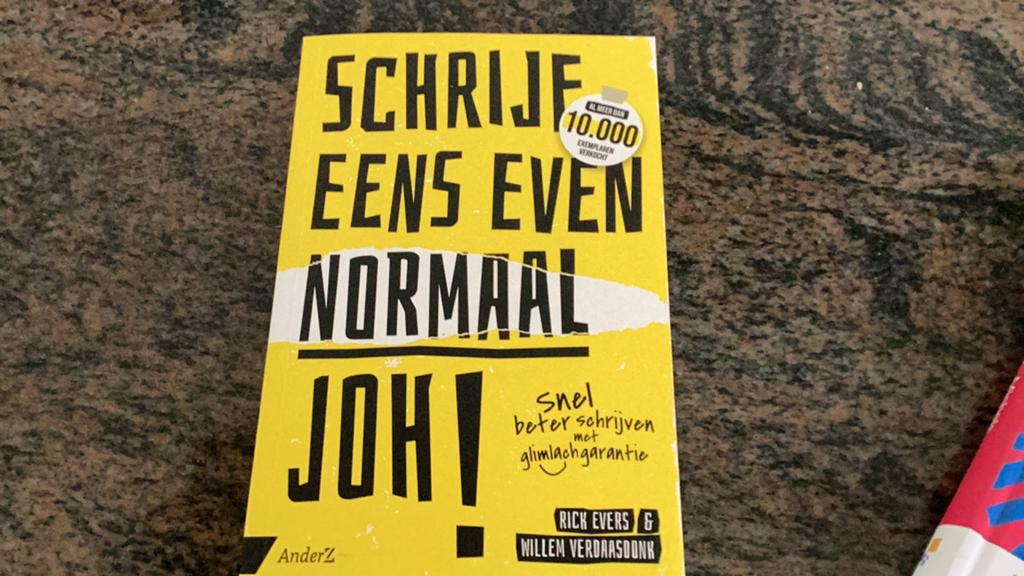 Schrijf Eens Even Normaal Joh! - Rick Evers & Willem Verdaas, Ophalen of Verzenden, Alpha, Nieuw, HBO