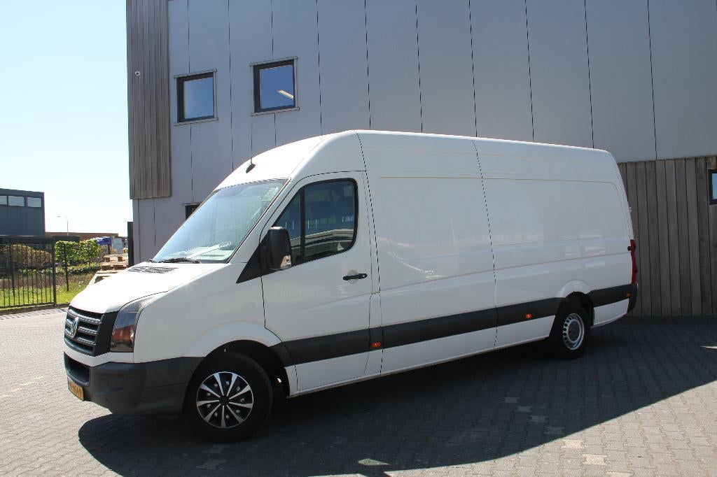 Volkswagen Crafter 50 136pk TDI BMT Pudc L3h2 432/3500 (euro, Auto's, Voorwielaandrijving, Euro 5, Zwart, Volkswagen